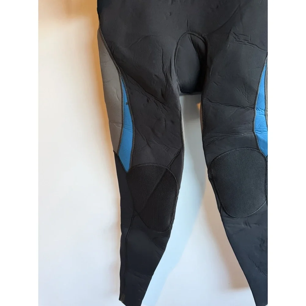 Quiksilver Wetsuit Men's 4/3 Syncro+ Chest Zip-blue-black-Medium-tall-NWT Surfer